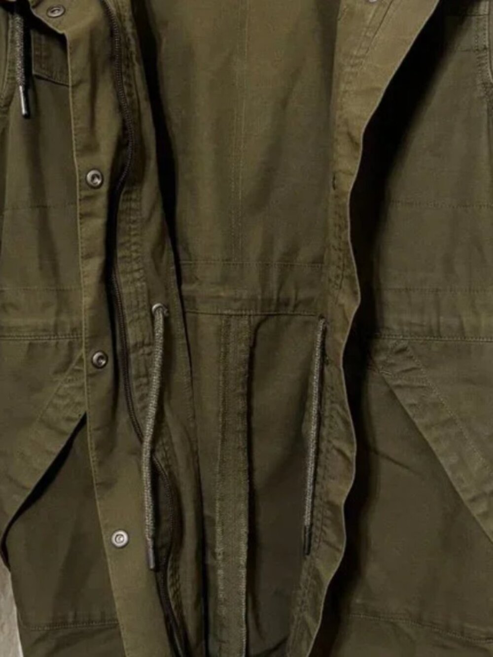 The North Face Women's Cotton Utility Jacket Size M, Olive Green - Picture 8 of 8